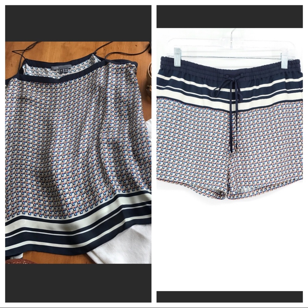 Trade or Sell Vince Matching Set Silk Print